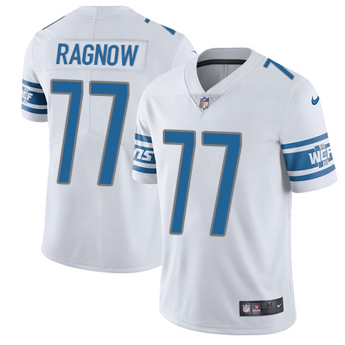 Detroit Lions #77 Frank Ragnow White Youth Stitched Vapor Untouchable Limited Jersey Youth