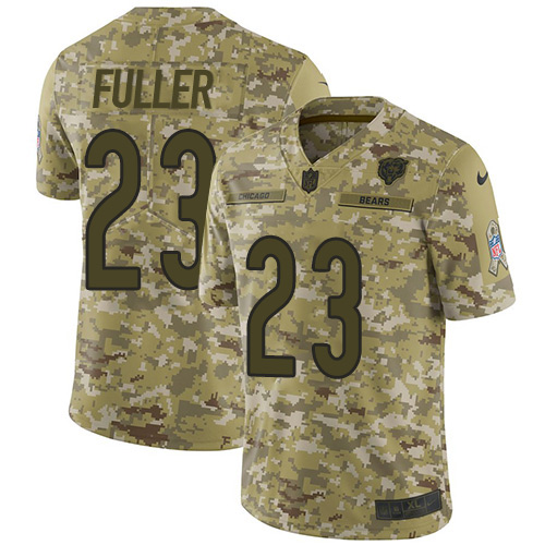 Chicago Bears #23 Kyle Fuller Camo Youth Stitched Limited 2018 Salute to Service Jersey Youth
