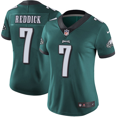 Eagles #7 Haason Reddick Green Team Color Women's Stitched Vapor Untouchable Limited Jersey