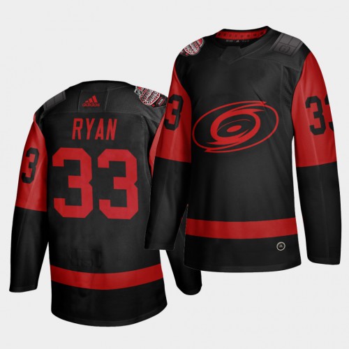 Carolina Carolina Hurricanes #33 Joakim Ryan Black Men's 2021 Stadium Series Outdoor Game Jersey Men's