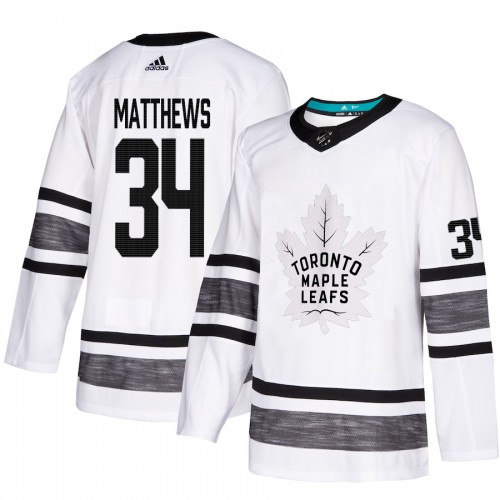 Adidas Maple Toronto Maple Leafs #34 Auston Matthews White Authentic 2019 All-Star Stitched Youth Jersey Youth