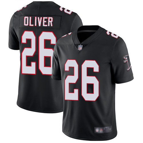 Atlanta Falcons #26 Isaiah Oliver Black Alternate Youth Stitched Vapor Untouchable Limited Jersey Youth
