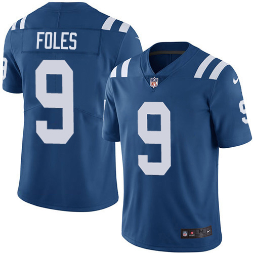 Colts #9 Nick Foles Youth Royal Retired Player Limited Jersey