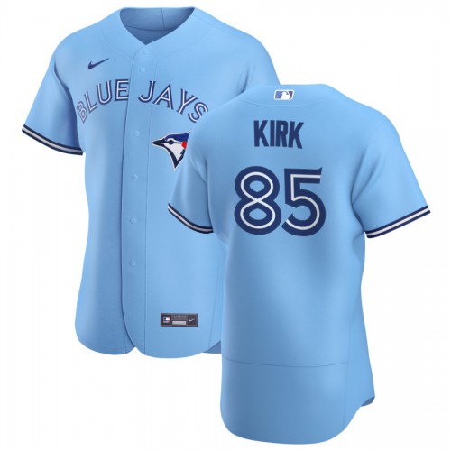 Toronto Toronto Blue Jays #85 Alejandro Kirk Men's Light Blue Alternate 2020 Authentic Player Jersey Men's