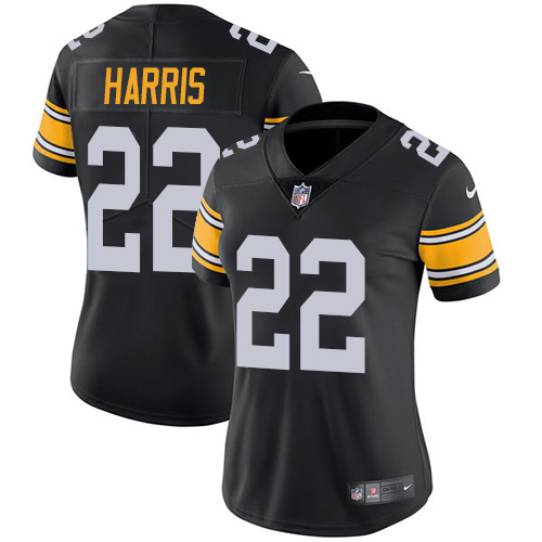 Steelers #22 Najee Harris Black Alternate Women's Stitched Vapor Untouchable Limited Jersey