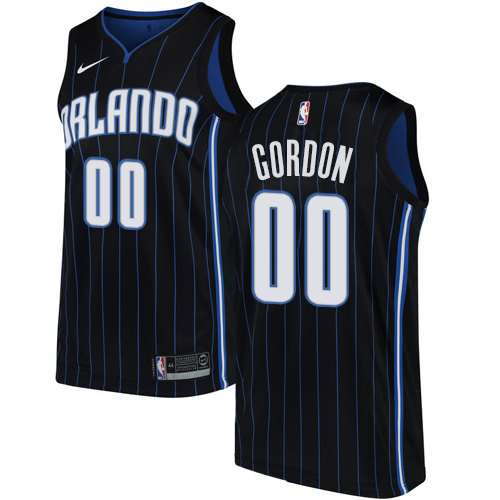 Orlando Magic #00 Aaron Gordon Black Womens Swingman Statement Edition Jersey Womens