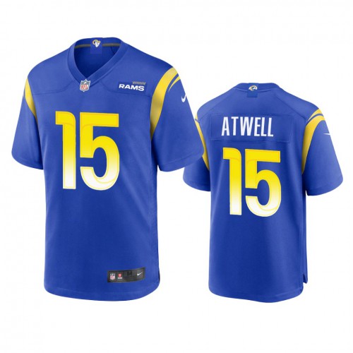 Los Angeles Los Angeles Rams #15 Tutu Atwell Men's Game Jersey - Royal Men's