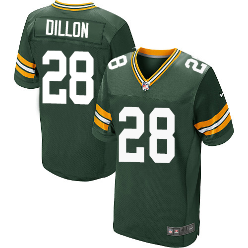 Packers #28 AJ Dillon Green Team Color Men's Stitched Vapor Untouchable Elite Jersey