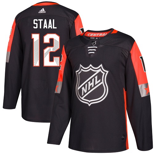 Adidas Minnesota Wild #12 Eric Staal Black 2018 All-Star Central Division Authentic Stitched Youth Jersey Youth