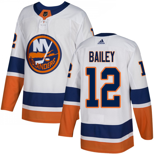 Adidas New York Islanders #12 Josh Bailey White Road Authentic Stitched Youth Jersey Youth