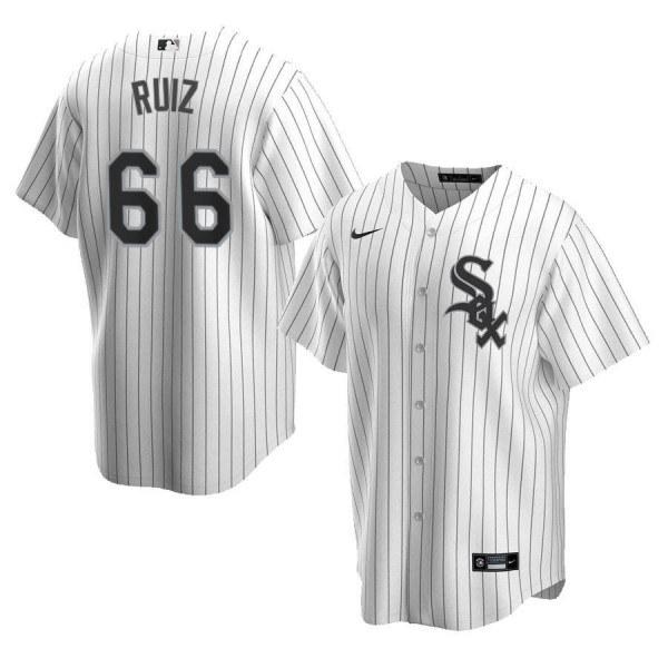Chicago White Sox 66 Replica White Home 2020 Player Jose Ruiz Jersey