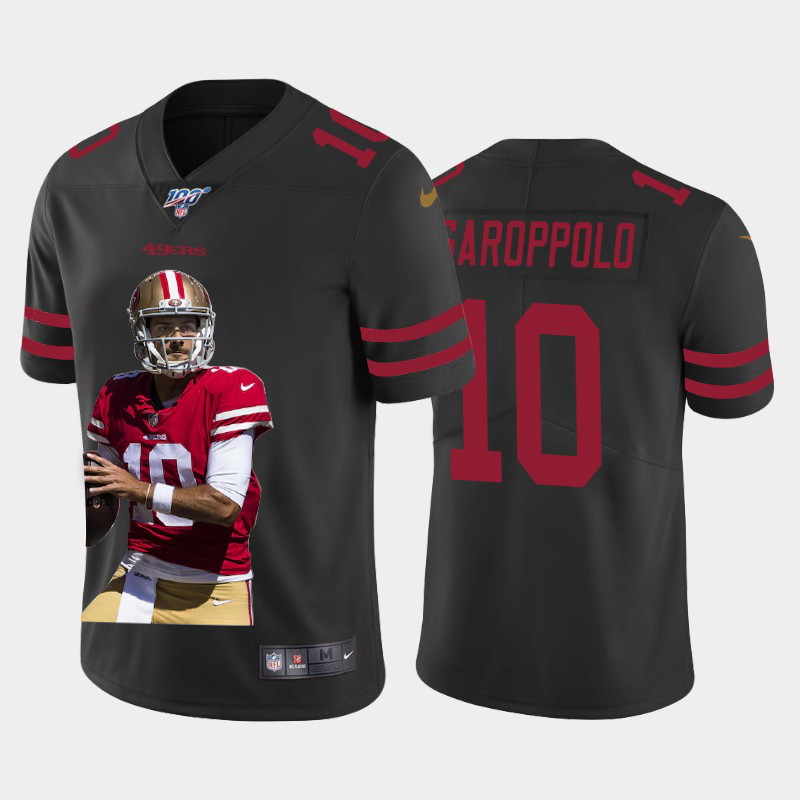 San Francisco 49ers #10 Jimmy Garoppolo Team Hero 2 Vapor Limited 100 Jersey Black