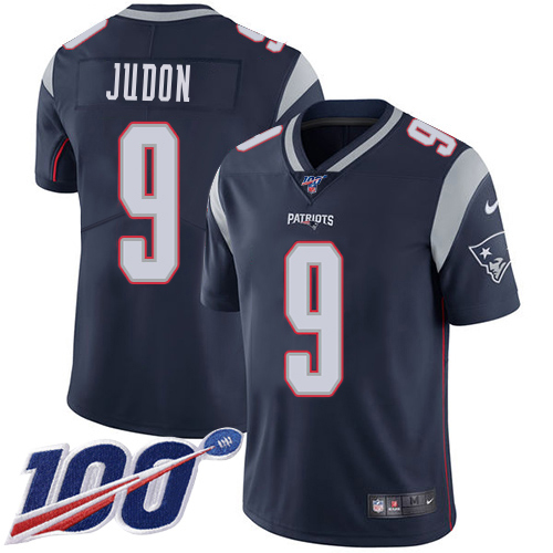 Patriots #9 Matt Judon Navy Blue Team Color Men's Stitched 100th Season Vapor Limited Jersey