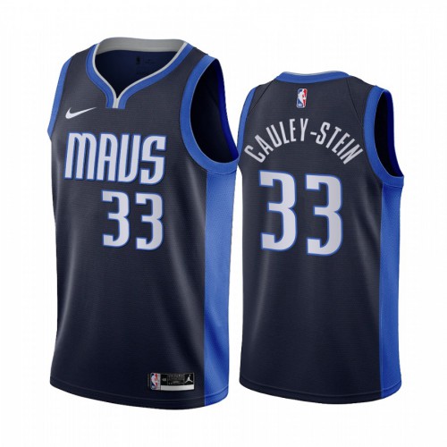 Dallas Dallas Mavericks #33 Willie Cauley-Stein Navy Womens Swingman 2020-21 Earned Edition Jersey Womens