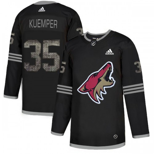 Adidas Arizona Coyotes #35 Darcy Kuemper Black Authentic Classic Stitched Jersey Men's