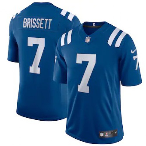 Indianapolis Indianapolis Colts #7 Jacoby Brissett Men's Royal 2020 Vapor Limited Jersey Men's