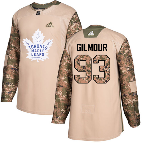 Adidas Maple Toronto Maple Leafs #93 Doug Gilmour Camo Authentic 2017 Veterans Day Stitched Youth Jersey Youth
