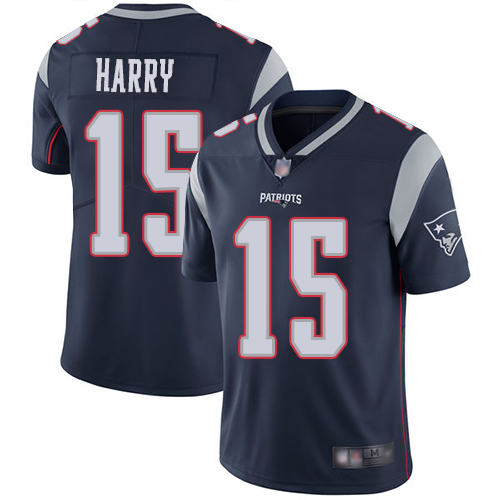 New England Patriots #15 N'Keal Harry Navy Blue Team Color Youth Stitched Vapor Untouchable Limited Jersey Youth