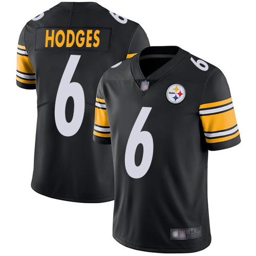 Pittsburgh Steelers #6 Devlin Hodges Black Team Color Youth Stitched Vapor Untouchable Limited Jersey Youth