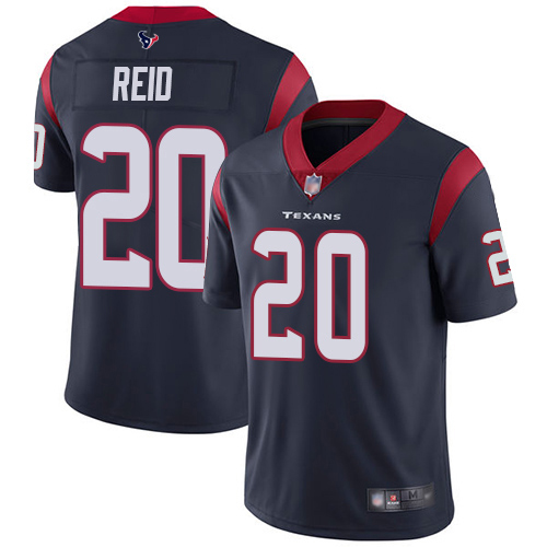 Houston Texans #20 Justin Reid Navy Blue Team Color Men's Stitched Vapor Untouchable Limited Jersey Men's