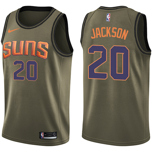 Phoenix Suns #20 Josh Jackson Green Salute to Service Youth Swingman Jersey Youth