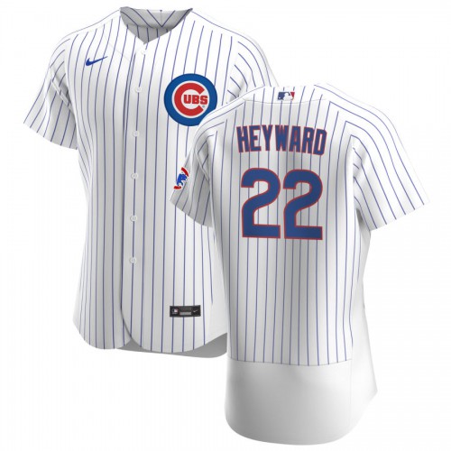 Chicago Chicago Cubs #22 Jason Heyward Men's White Home 2020 Authentic Player Jersey Men's
