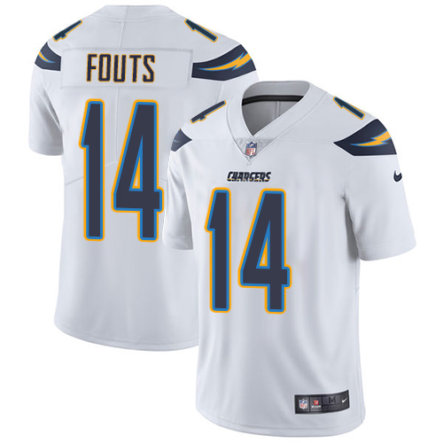 Los Angeles Chargers #14 Dan Fouts White Youth Stitched Vapor Untouchable Limited Jersey Youth