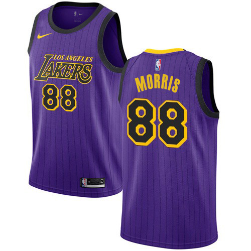 Los Angeles Lakers #88 Markieff Morris Purple Youth Swingman City Edition 2018/19 Jersey Youth