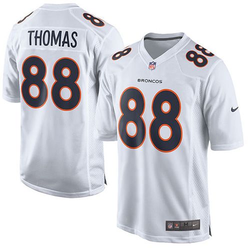 Denver Broncos #88 Demaryius Thomas White Men's Stitched Game Event Jersey Men's