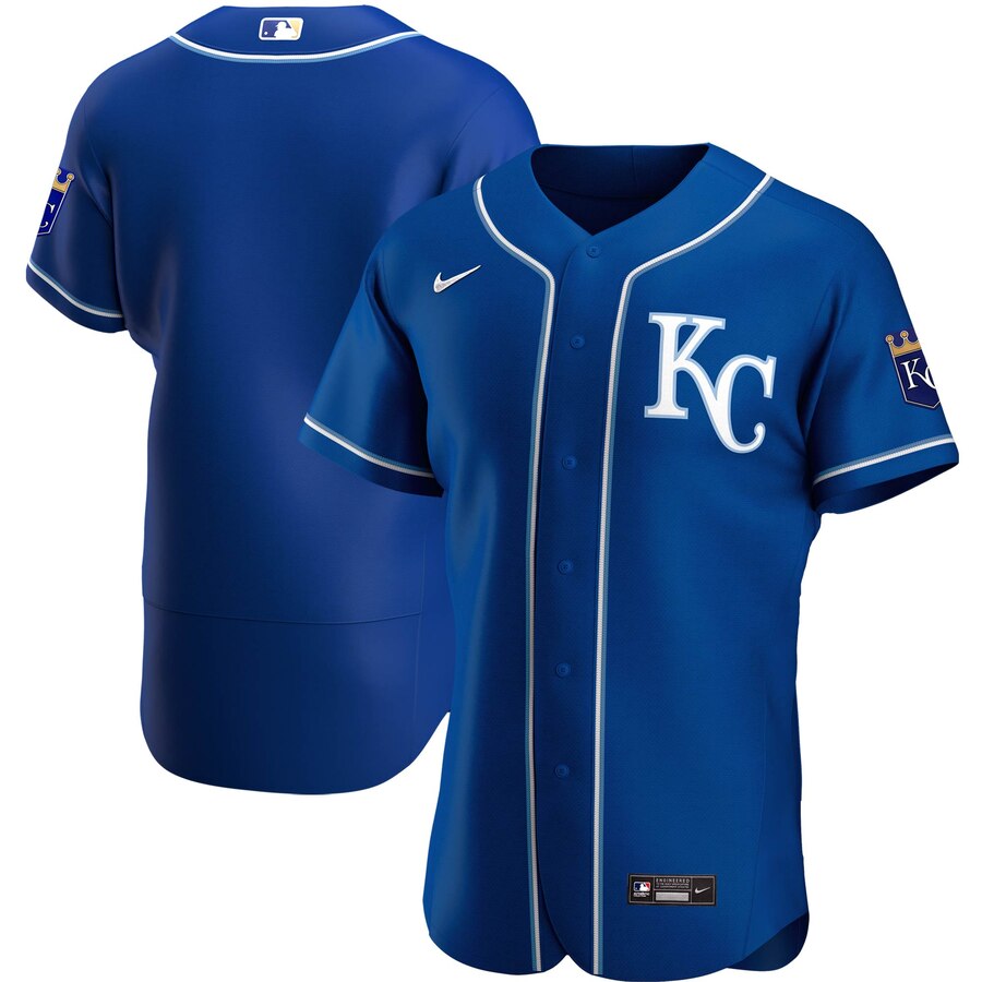 Kansas City Royals Men's Royal Alternate 2020 Authentic Official Team Jersey