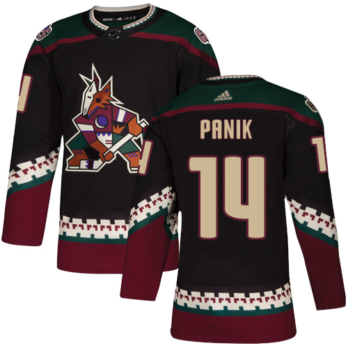 Adidas Arizona Coyotes #14 Richard Panik Black Alternate Authentic Stitched Jersey Men's