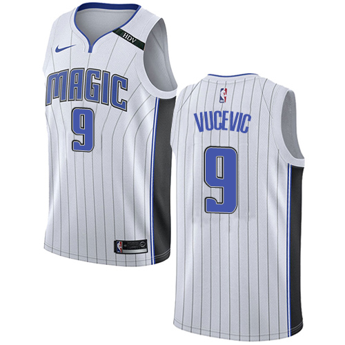 Orlando Magic #9 Nikola Vucevic White Womens Swingman Association Edition Jersey Womens