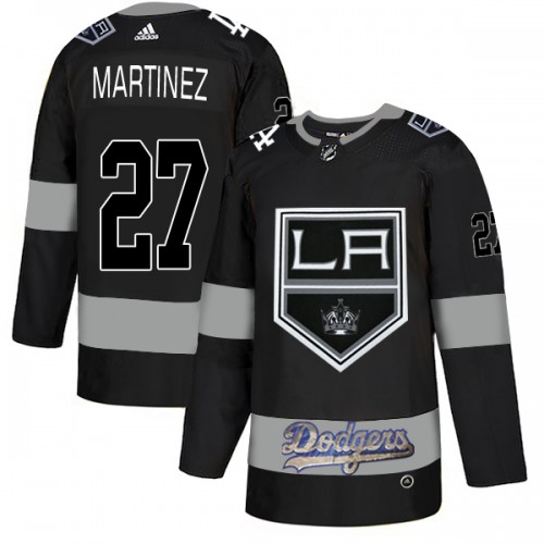 Adidas Los Angeles Kings X Dodgers #27 Alec Martinez Black Authentic City Joint Name Stitched Jersey Men's