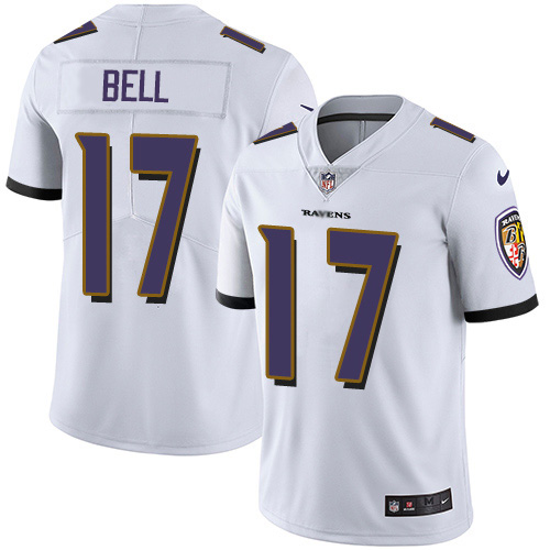 Baltimore Ravens #17 Le'Veon Bell White Men's Stitched Vapor Untouchable Limited Jersey Men's