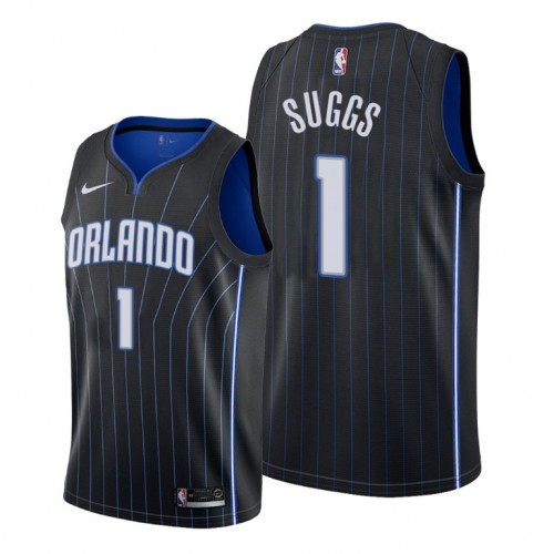 Orlando Orlando Magic #1 Jalen Suggs Youth Black Swingman Statement Edition Jersey Youth