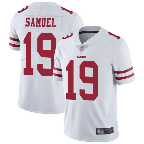 49ers #19 Deebo Samuel White Youth Stitched Vapor Untouchable Limited Jersey