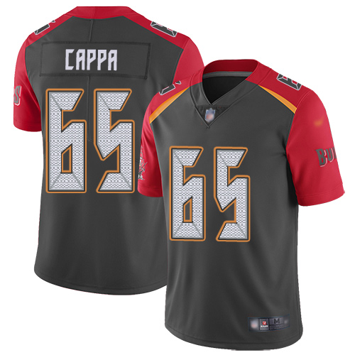 Tampa Bay Buccaneers #65 Alex Cappa Gray Men's Stitched Limited Inverted Legend Jersey Men's
