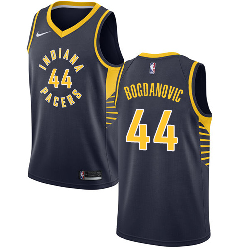 Indiana Pacers #44 Bojan Bogdanovic Navy Blue Womens Swingman Icon Edition Jersey Womens