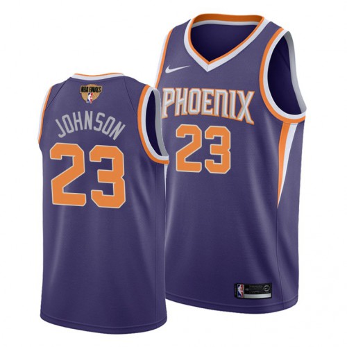 Phoenix Suns #23 Cameron Johnson Youth 2021 Finals Bound Swingman Icon Edition Jersey Purple Youth