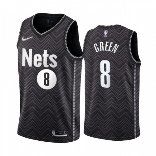 Brooklyn Brooklyn Nets #8 Jeff Green Black Womens Swingman 2020-21 Earned Edition Jersey Womens