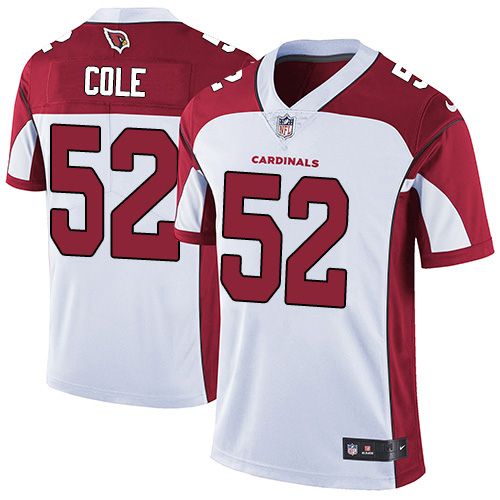 Arizona Cardinals #52 Mason Cole White Men's Stitched Vapor Untouchable Limited Jersey Men's