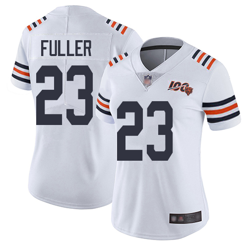 Chicago Bears #23 Kyle Fuller White Alternate Women's Stitched Vapor Untouchable Limited 100th Season Jersey Womens