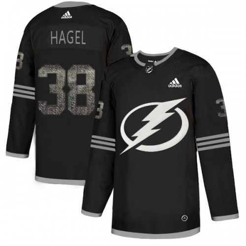 Adidas Tampa Bay Lightning #38 Brandon Hagel Black Authentic Classic Stitched Jersey Men's