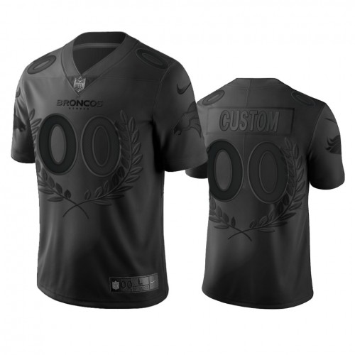 Denver Broncos Custom Men's Black MVP Limited Edition Jersey
