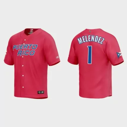 MJ Melendez Puerto Rico Baseball 2023 World Baseball Classic Jersey – Red