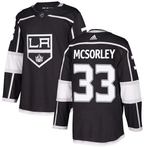 Adidas Los Angeles Kings #33 Marty Mcsorley Black Home Authentic Stitched Jersey Men's