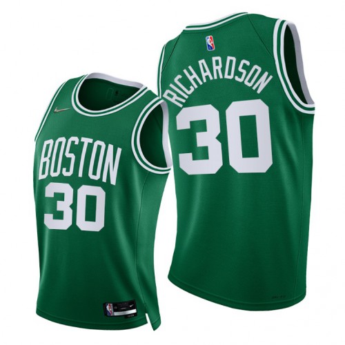 Boston Celtics #30 Josh Richardson Womens 2021-22 75th Diamond Anniversary Jersey Green Womens