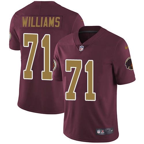 Washington Commanders #71 Trent Williams Burgundy Red Alternate Men's Stitched Vapor Untouchable Limited Jersey Men's