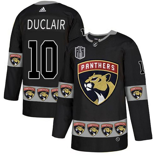 Adidas Panthers #10 Anthony Duclair Black 2023 Stanley Cup Final Patch Authentic Team Logo Fashion Stitched Jersey