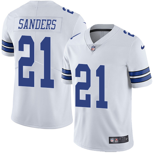 Cowboys #21 Deion Sanders White Youth Stitched Vapor Untouchable Limited Jersey